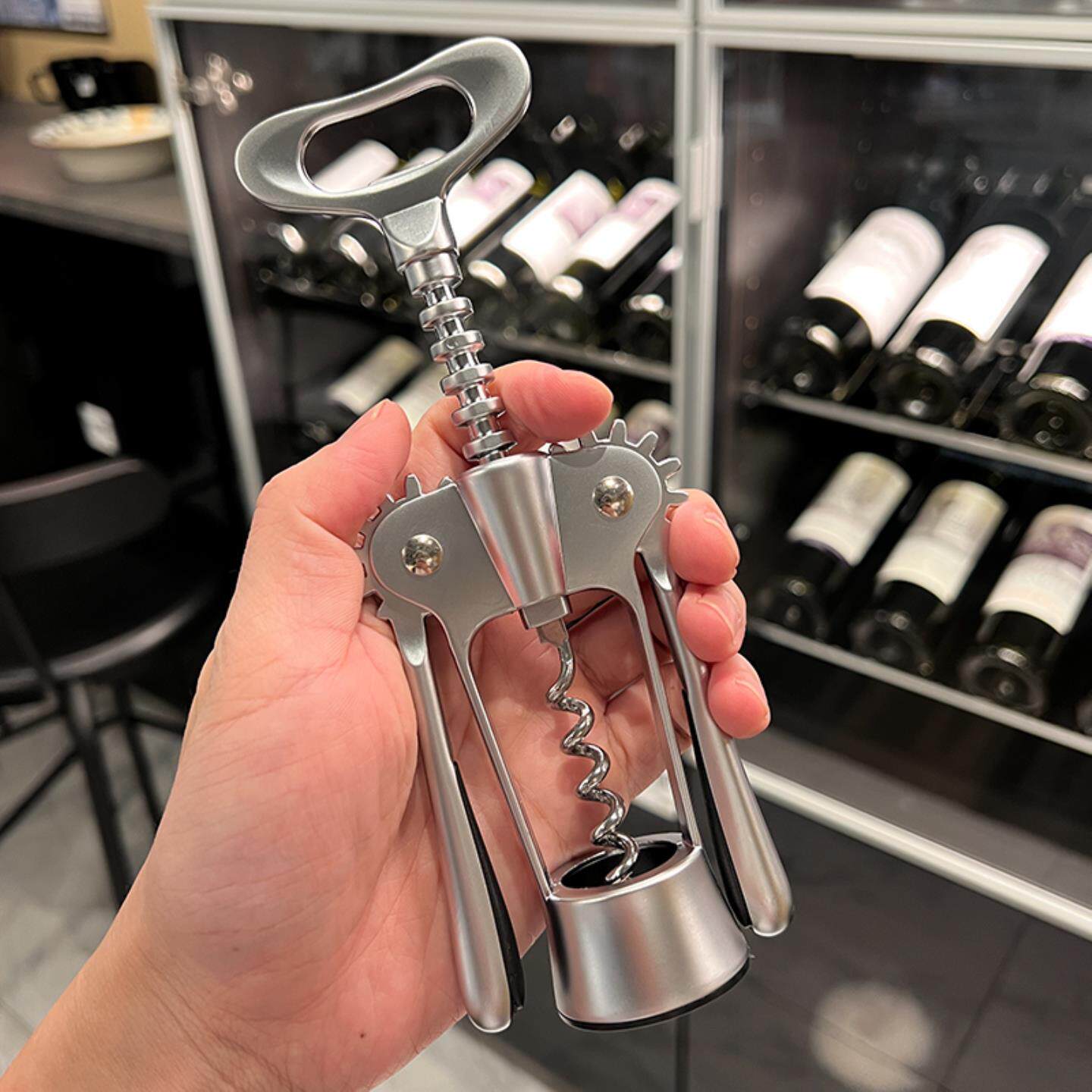 这个超好用! 红酒开瓶器多功能葡萄酒开酒器家用钢启瓶器起
