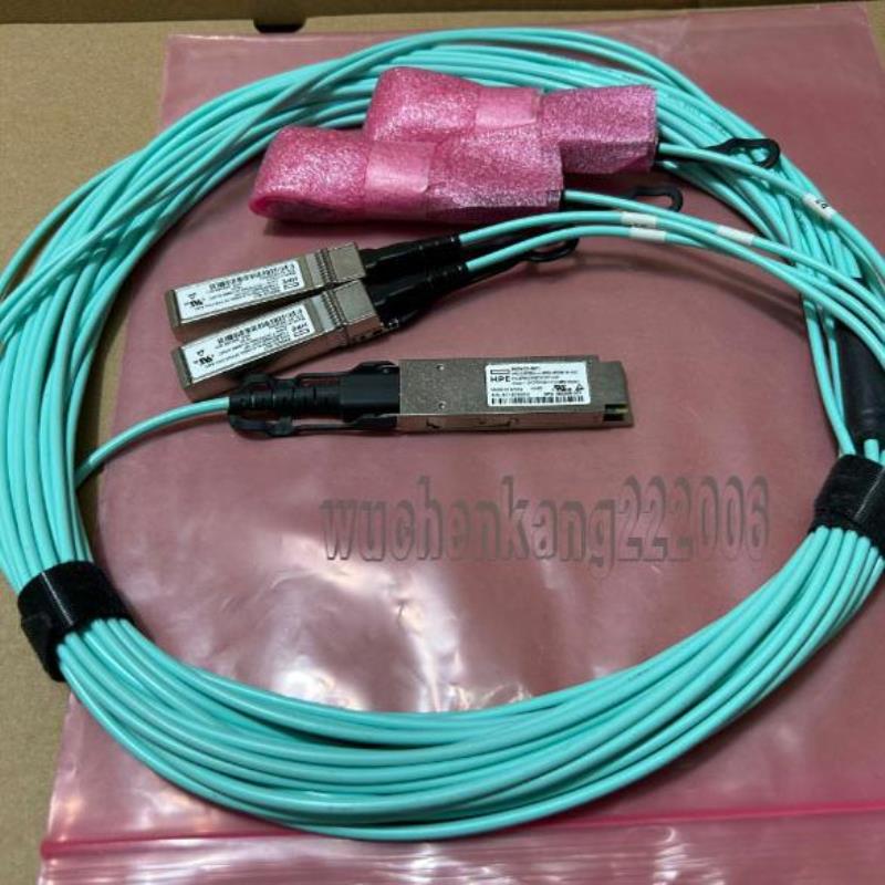 **HPE 100G转25G光纤线QSFP28-4x25G SFP28 7M AOC光缆845420-*