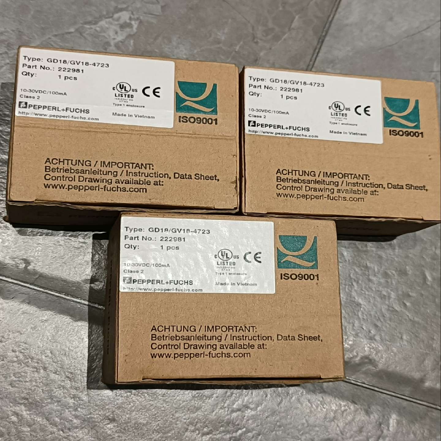 询价-倍加福GD18/GV18-4723对射光电开关光电传感器