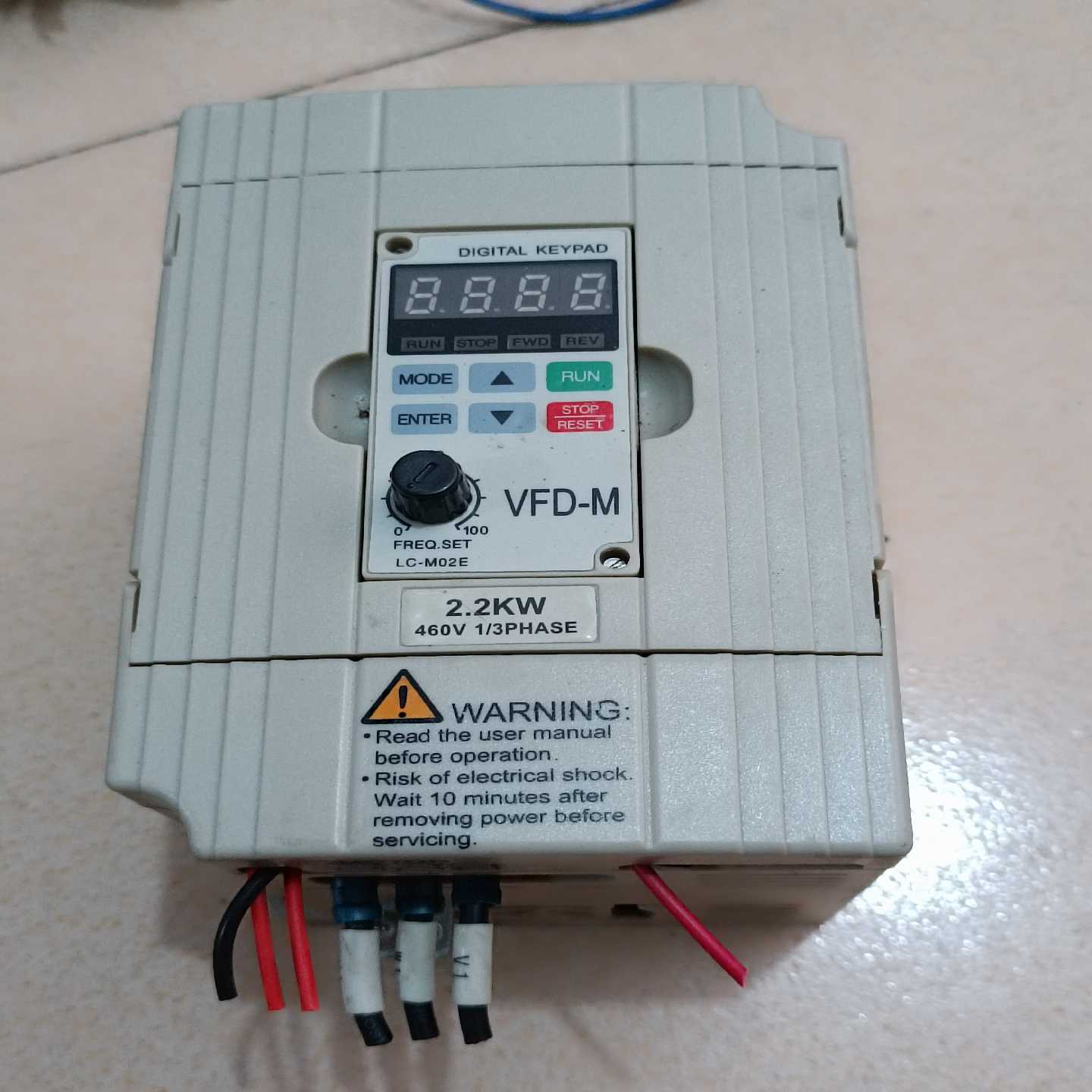 台达变频器VFD022M43B 三相380V 2.2KW通用~询价