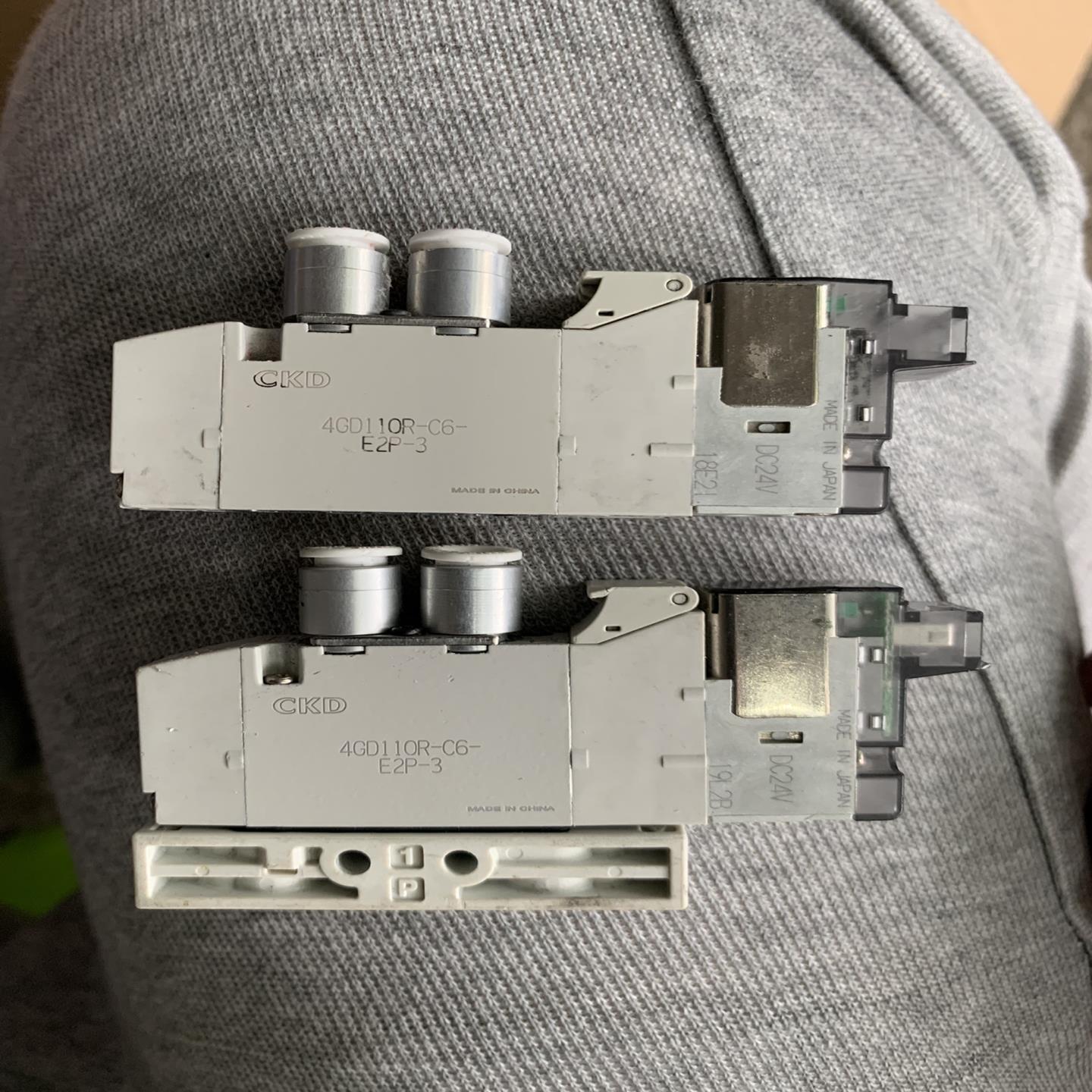 【议价】日本进口CKD电磁阀4GD110R-C6-E2P-3拆机件