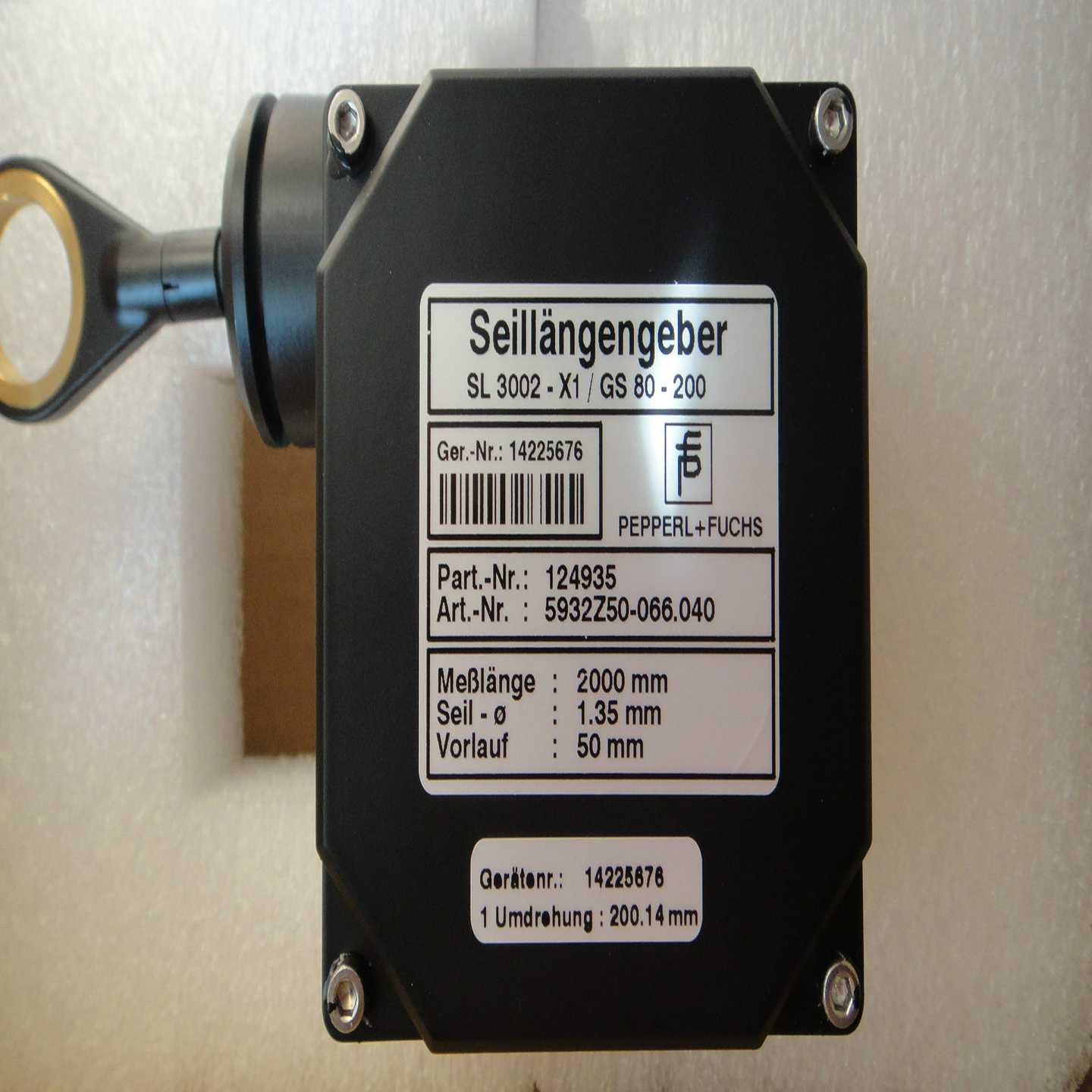 拉绳编码器SL3005-X1-GS130/333 德国进口特价