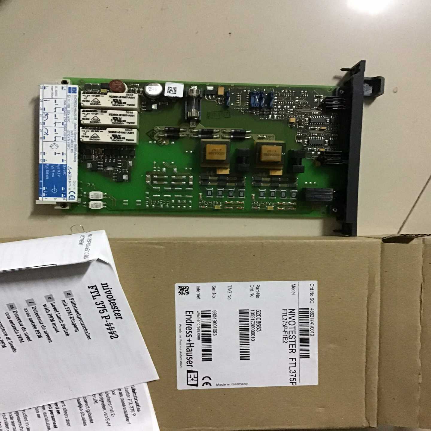 (询价)Endress+Hauser FTL375P-F1E1液位限