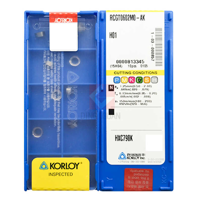 正品 韩国克洛伊 数控刀片 数控刀粒 RCGT0602MO-AK H01