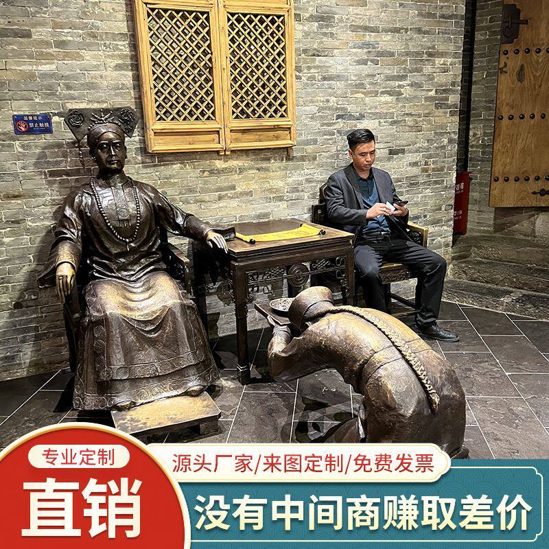 铸铜人物红军户外古代文化雕像民俗农耕仿铜玻璃钢景观雕塑定制
