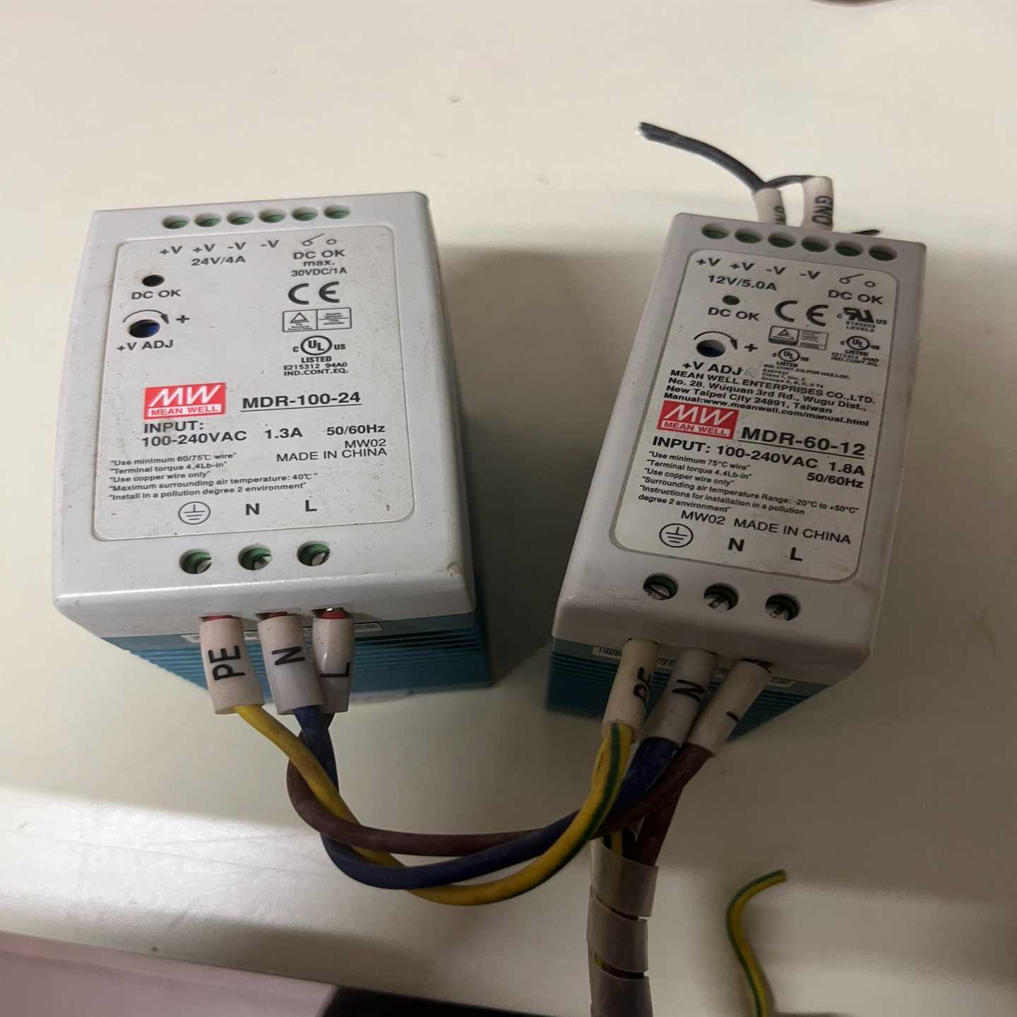 明玮电源 MDR-100-24. 1.3A。60-12各一个~询价