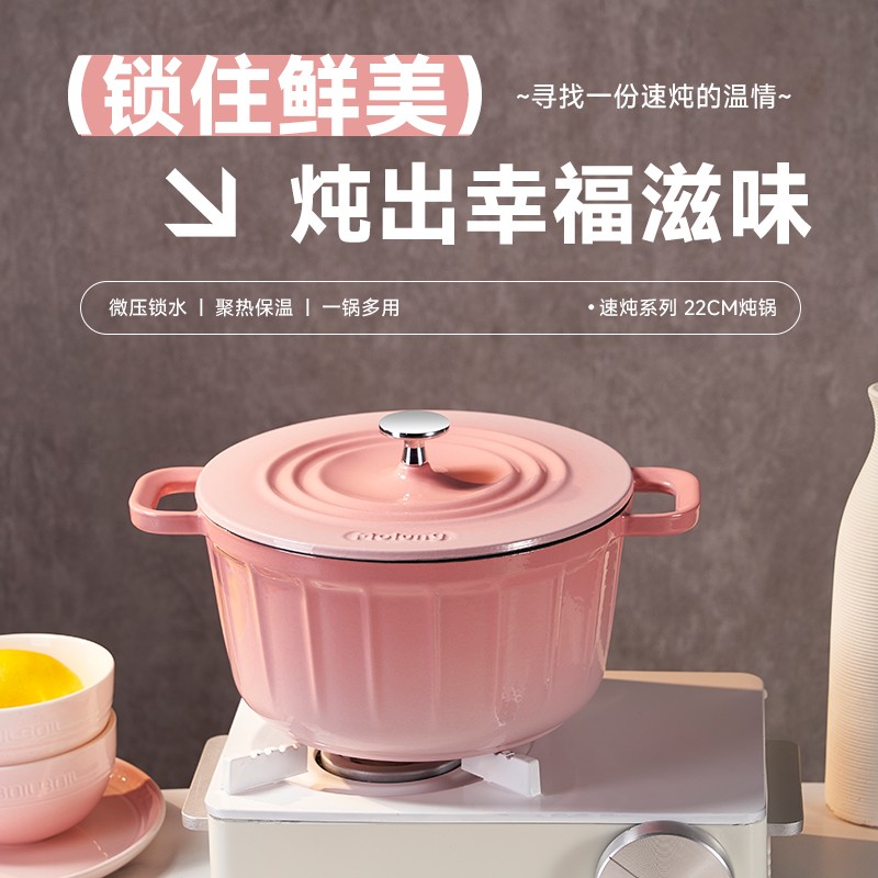 MOLUNG莫琅速炖系列22珐琅速炖锅