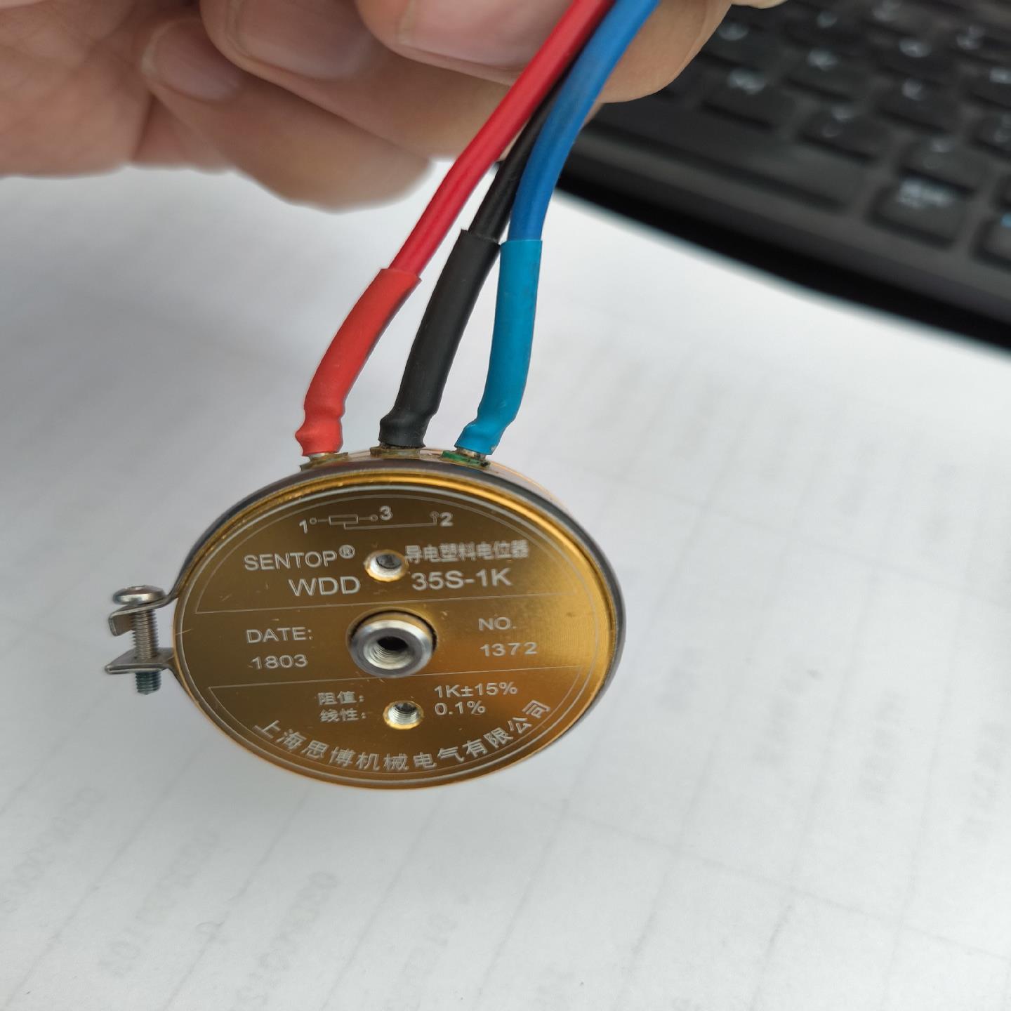 议~SENTOP高精度思博导电塑料电位器WDD35S-1K