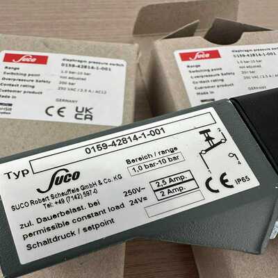 (询价)德国SUCO苏克压力开关0159-42814-1-001
