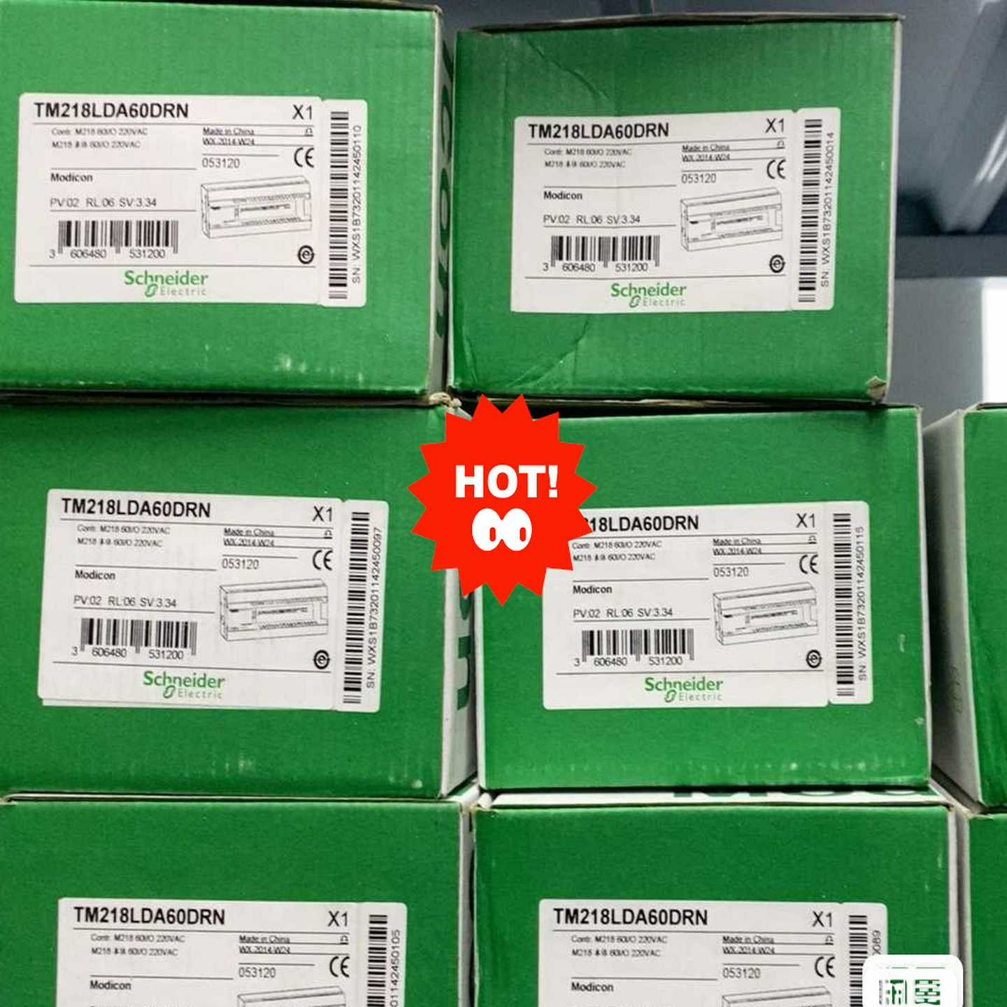 议~PLC，型号TM218LDA60DRN