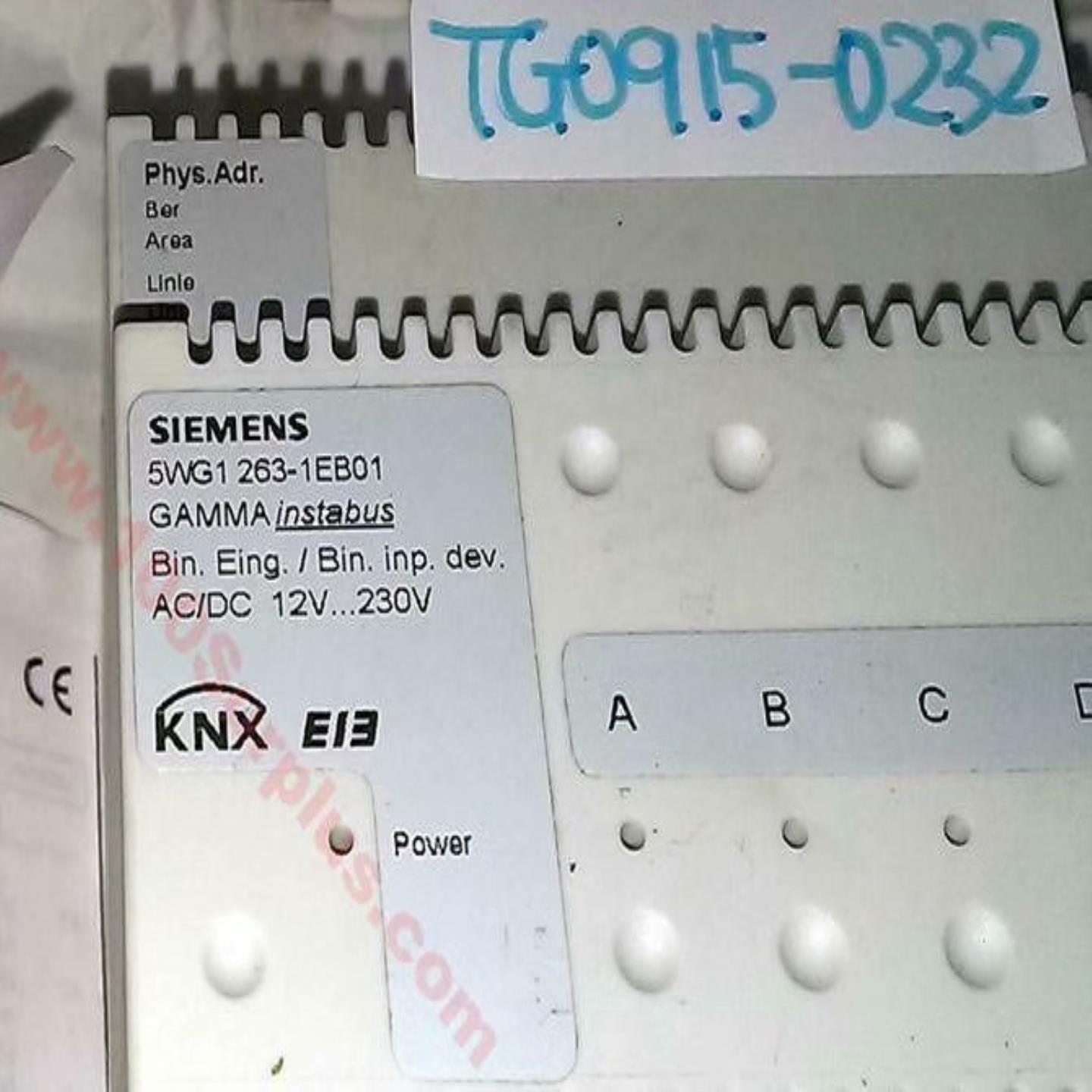 二进制输入模块 Siemens 5WG1 263-1E~询价