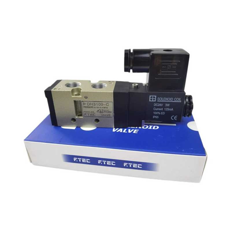 全新原装DH3100韩国F.TEC电磁阀DH3100-C AC220 DC24V 3.0W125
