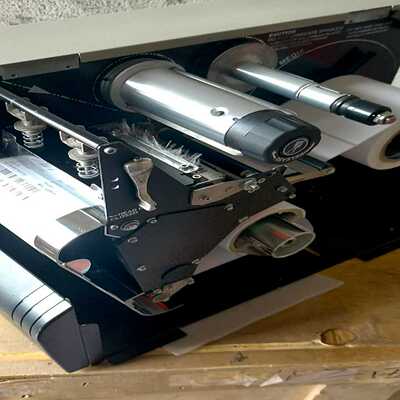 斑马110xi4-600DPI 标签回卷器整套，提供安装指导【华铭电子】