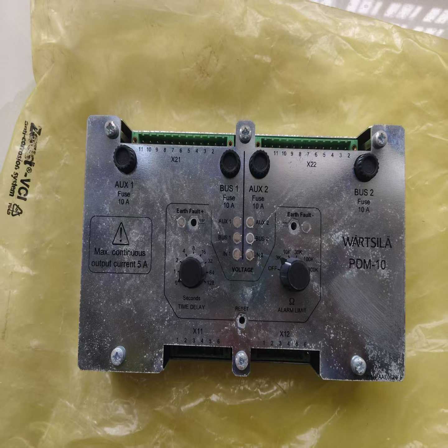 议价瓦锡兰PDM-10，保存不当但实际上是未使用，几乎全新。接线