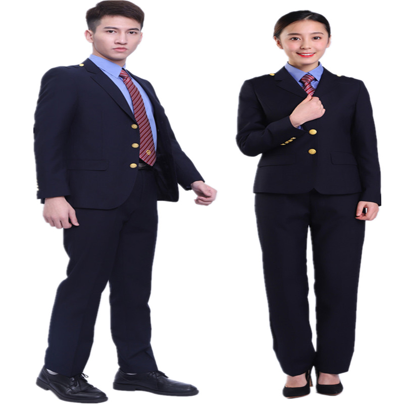 新款铁路制服春秋男女西装套装工作服23式铁路局服装24款新式