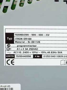 询价~Jumo 00440556 久茂模块 iTRON DR100