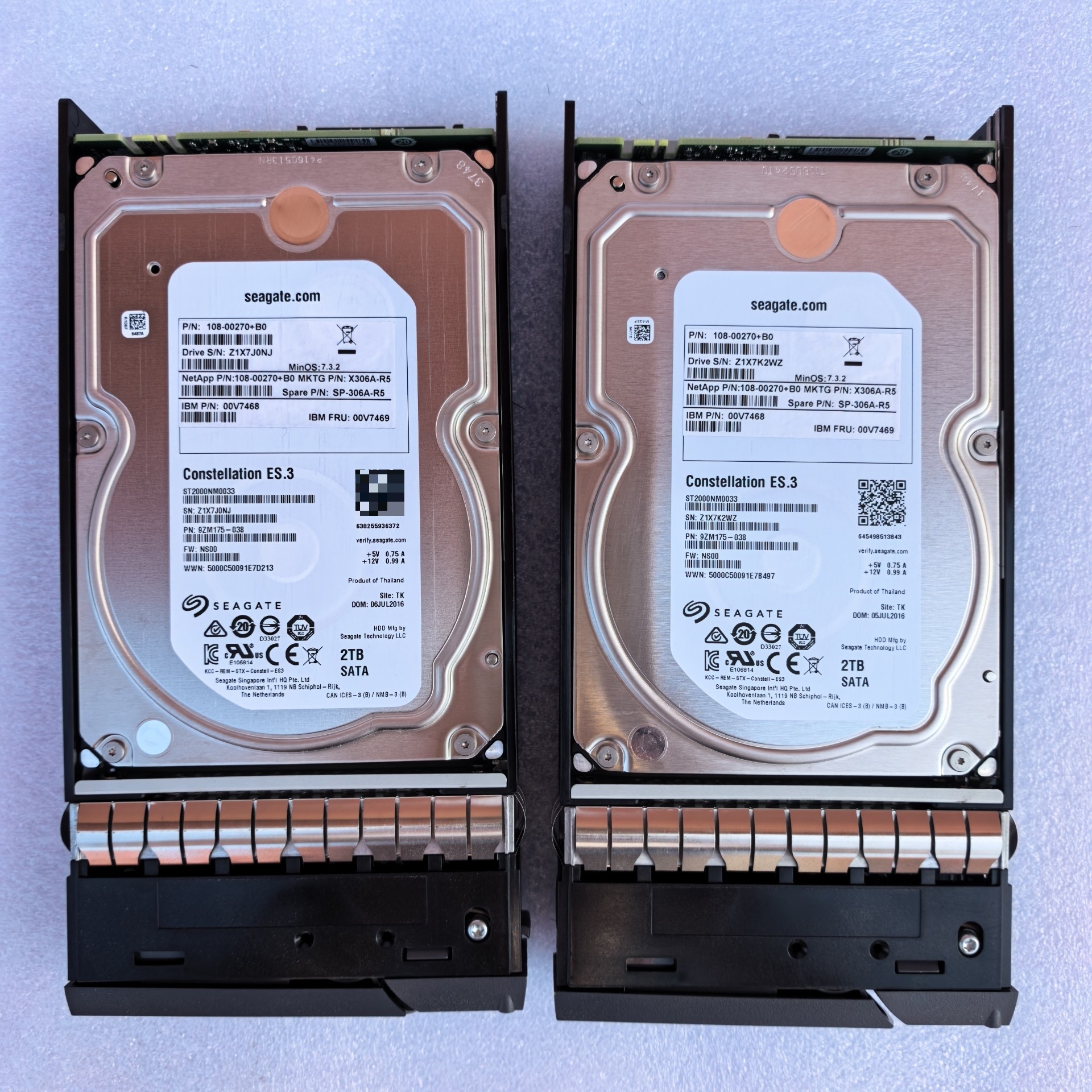NETAPP X306A-R5 00V7469 00V746~询价