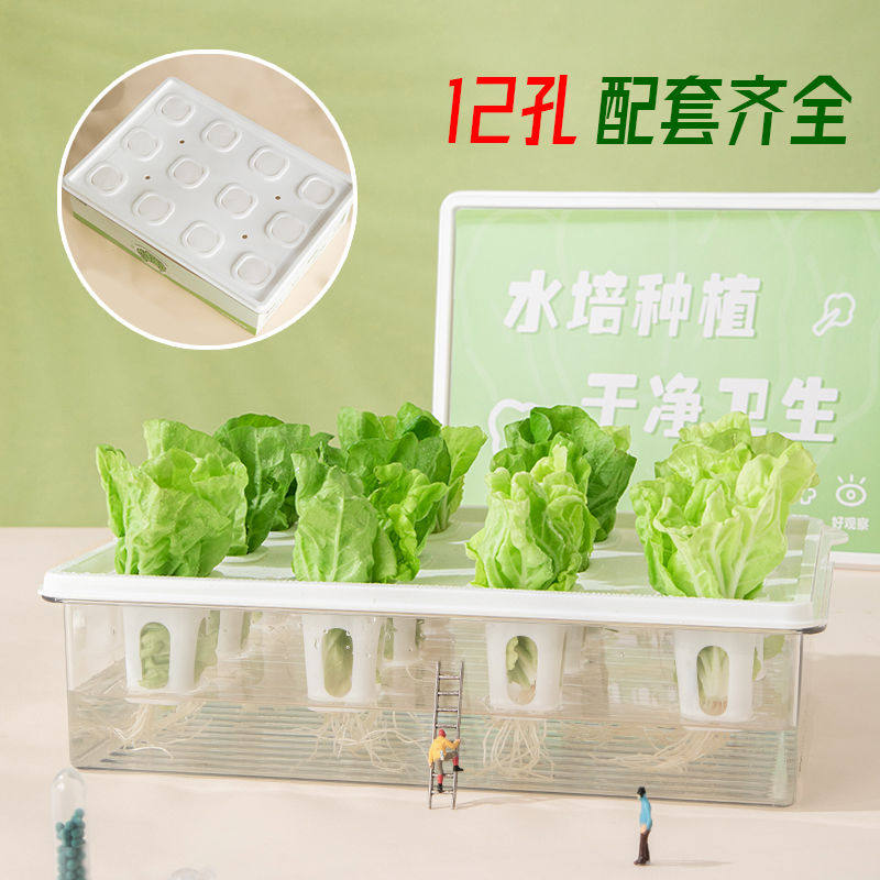 土栽培智能花盆家庭水培蔬菜设备生菜种菜机阳台香菜水耕种植箱