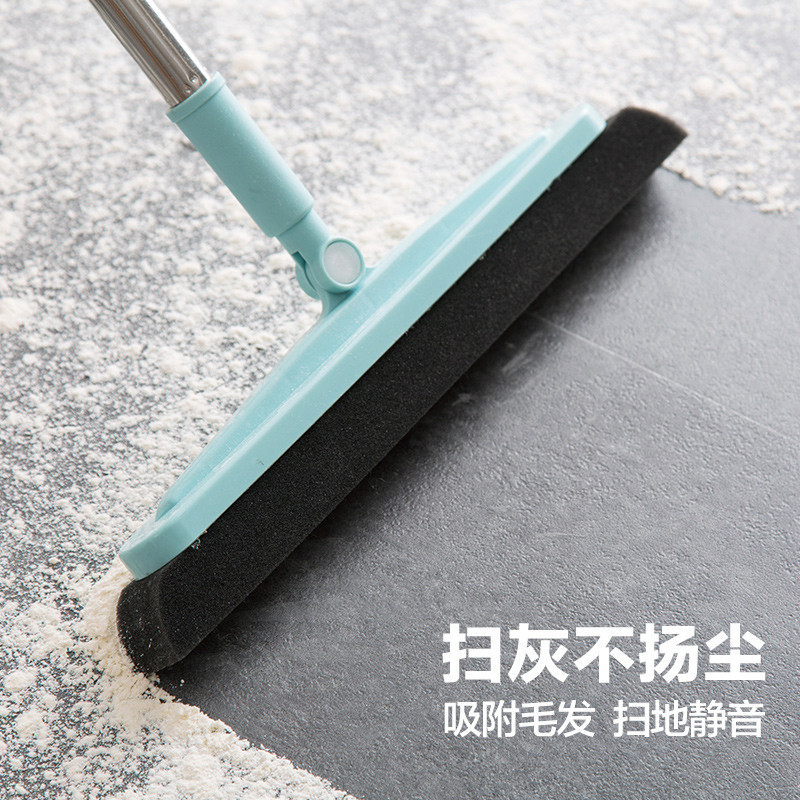 居家家 宽条海绵扫把家用地刮扫帚单个 刮地神器地板魔术扫地