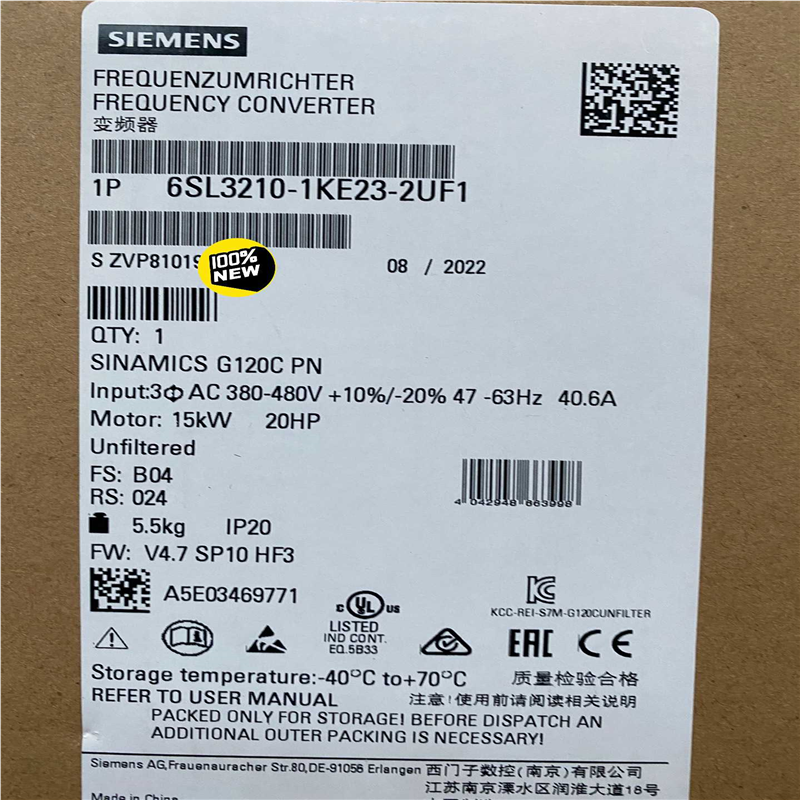 6SL3210-1KE23-2UF1 G120C 15~询价