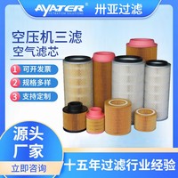 卅亞過(guò)濾木漿紙濾芯螺桿空壓機(jī)濾芯6.4212.0空氣濾芯200X95X290