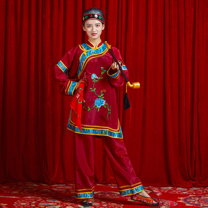 媒婆服装奶奶秧歌服服装直播间道具搞笑衣服二人转演出服古装衣服