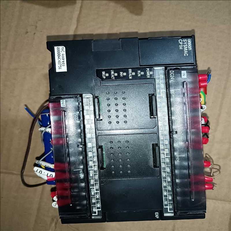 议~欧姆龙冲新plc1个。型号cp1h ex40dt d,装机没
