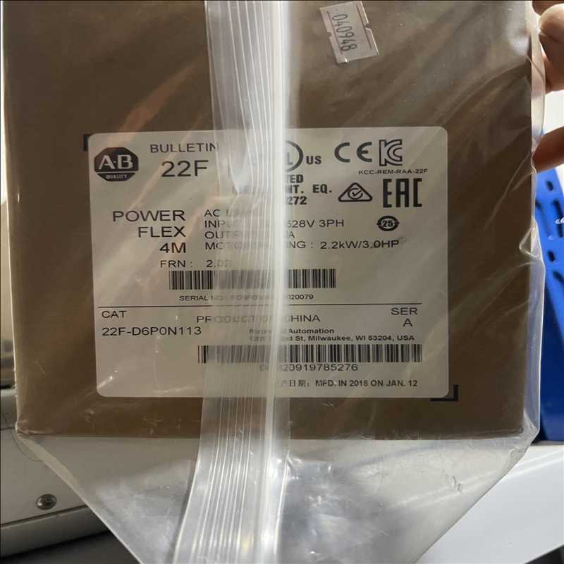 全新原装2.2kw罗克韦尔AB变频器 22F-D6P0N11（崽载电子）
