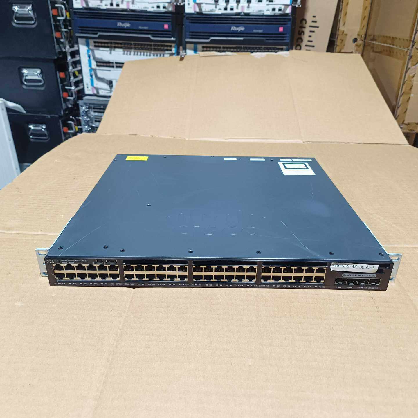 询价~思科WS-C3650-48TD-S 48口千兆 2个10G光