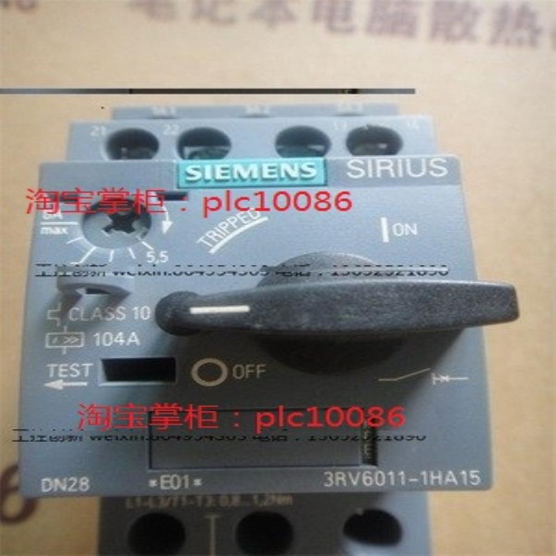 原装西门子 电动机马达断路器 3RV6011-1HA15 55-8A