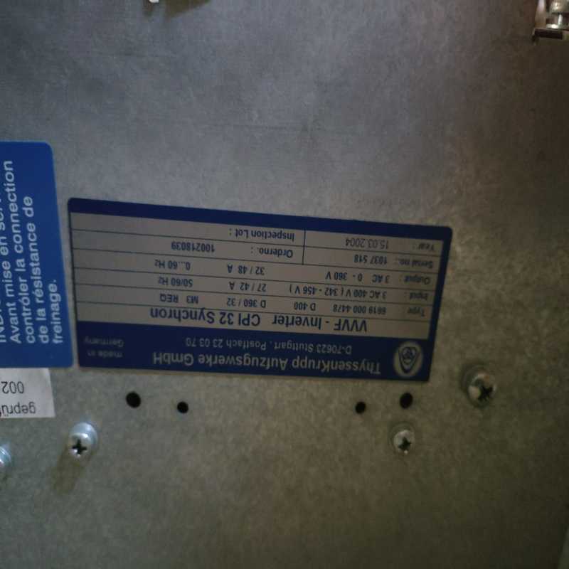 议价蒂森CPI32变频器底做。德国原装。拆机好用。成色哇噻！