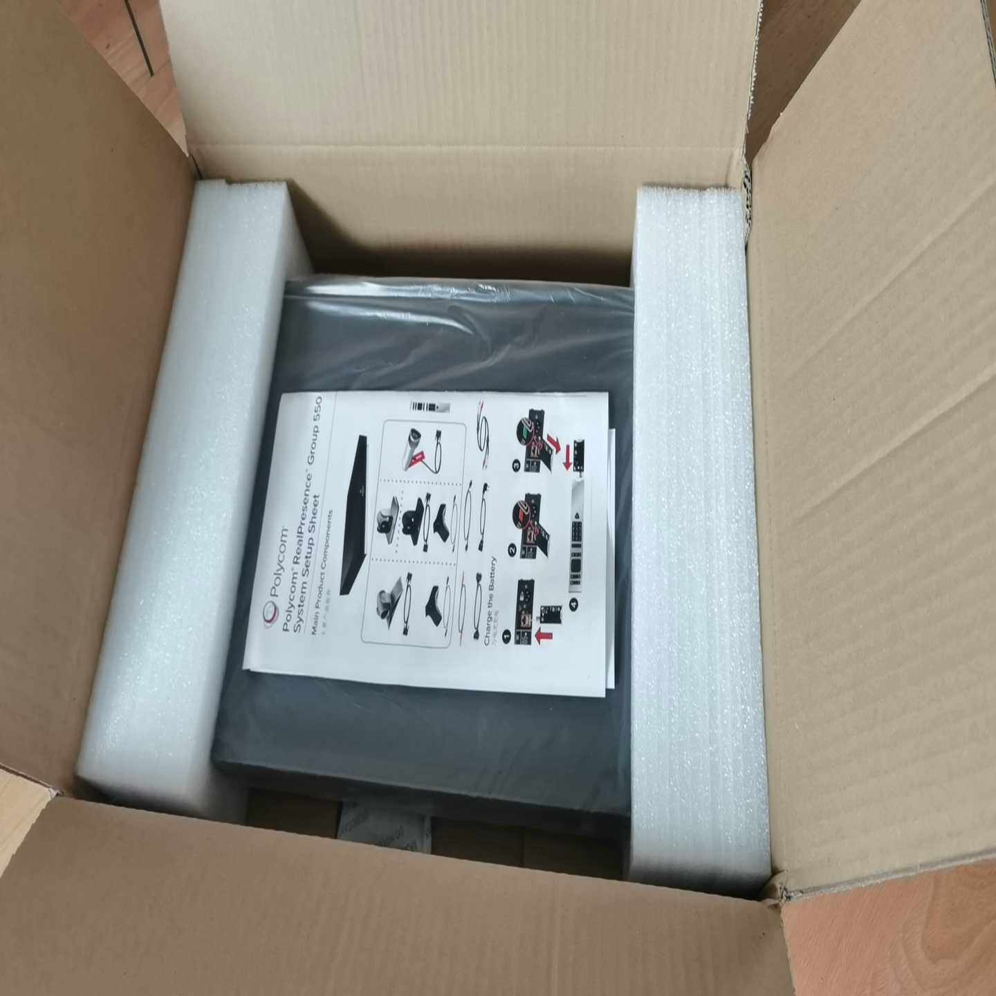 宝利通Group550视频会议，9成新带包装，质保一年需~议价