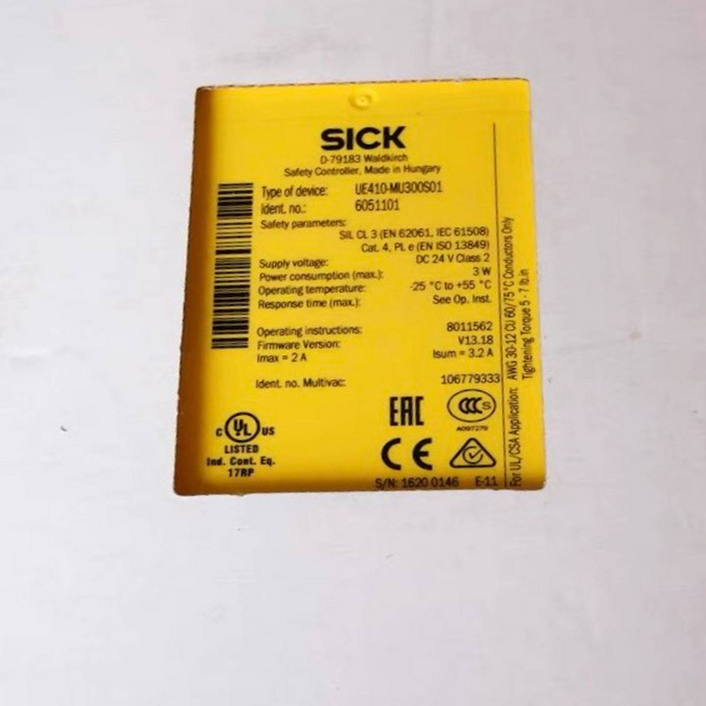 (询价)Sick UE410-MU300S01 西克安全控制模块