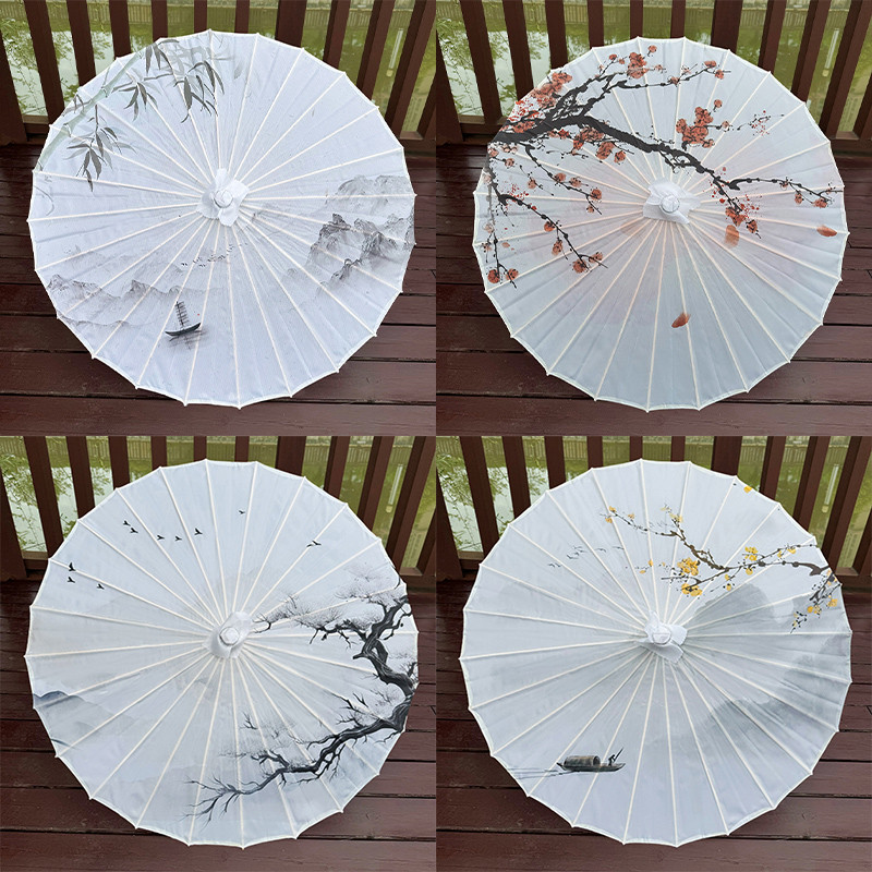 防雨防晒油纸伞古风女道具伞舞蹈古典汉服旗袍走秀拍摄战国袍伞