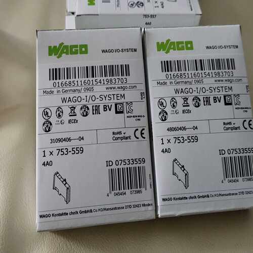 询价~万可模块753－559 全新原装未拆封 德国进口   WAG