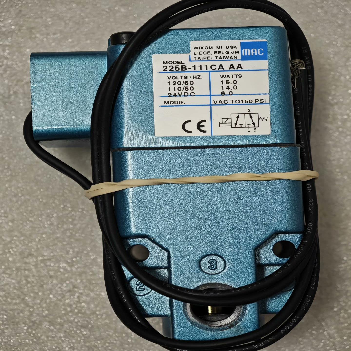 MAC电磁阀，225B-111CA（佳毅工控）