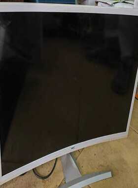 惠科/HKC白色32寸NA32V曲面屏显示器，屏幕显示正常，【鑫鑫商