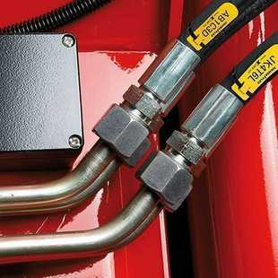 HANSA FLEX金属软管膨胀节快插螺母HD725SAE100R1e5DN25