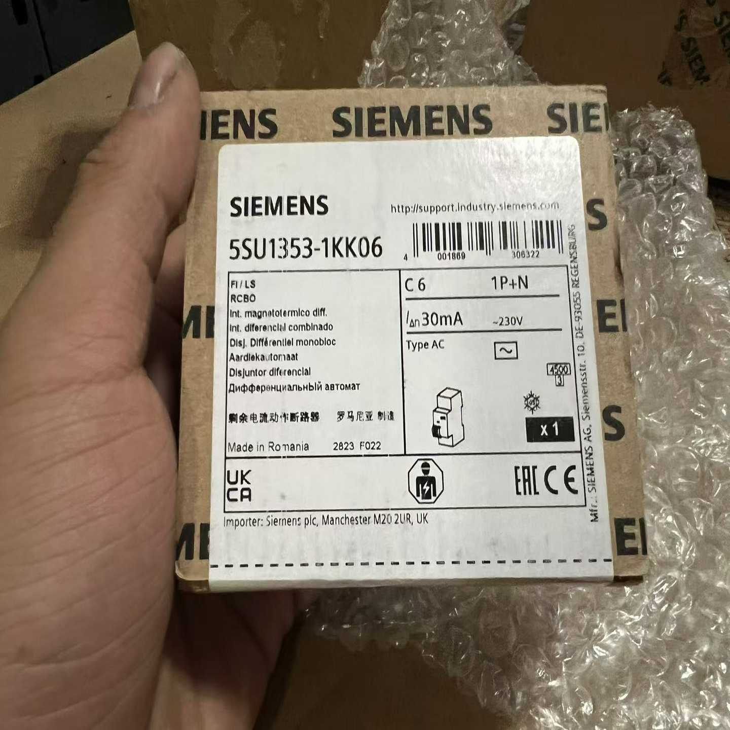 漏电保护器开关5SU1353-1KK06询价