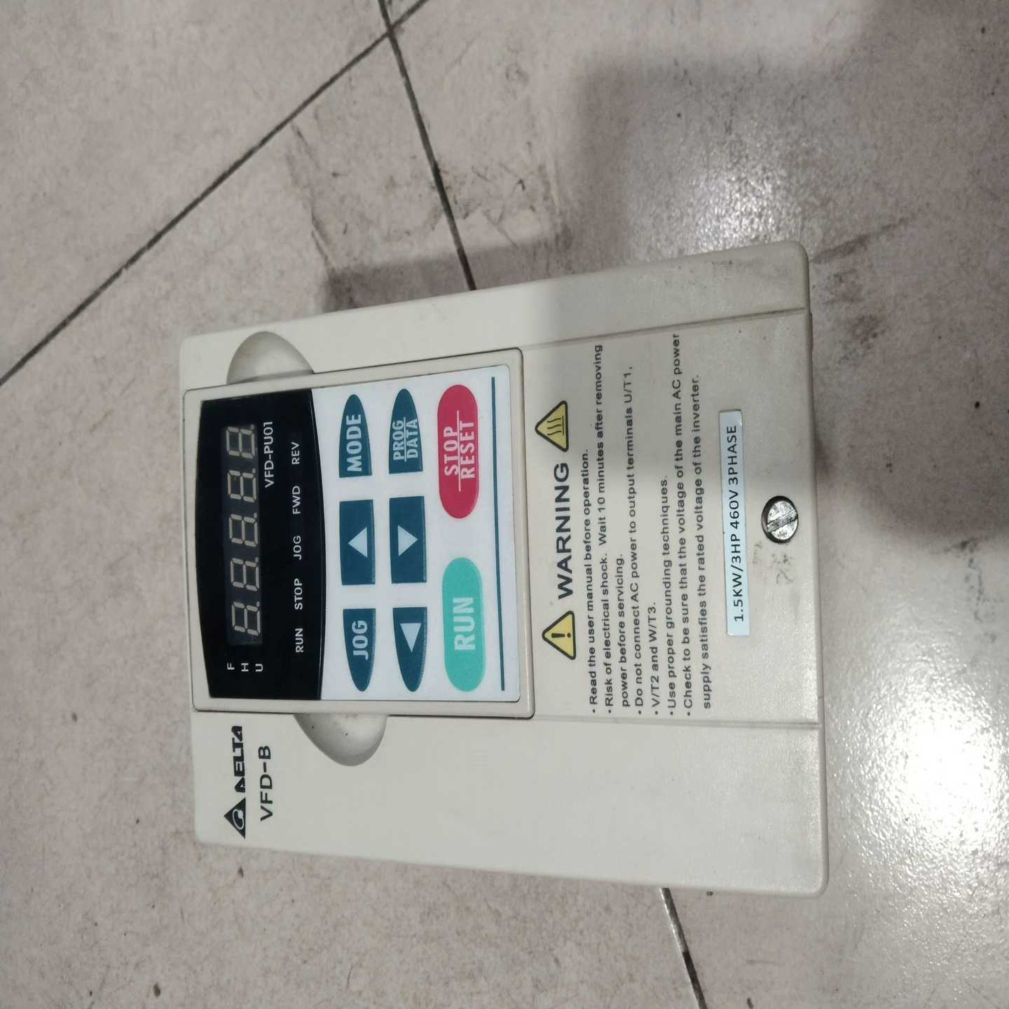 (询价)仿台达VFD015B43A一台，，成色如图所示，功能 - 实物图