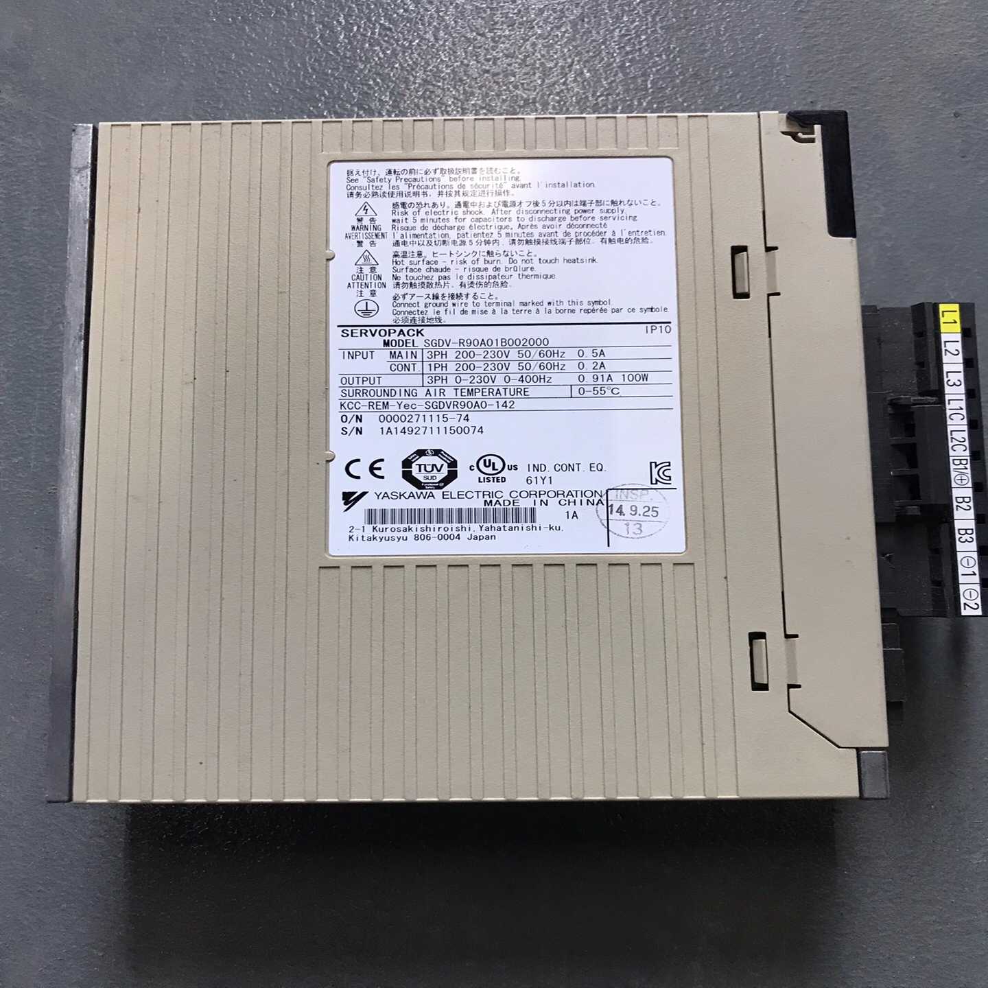 SGDV-R90A01B002000 SERVOPACK（佳毅工控）