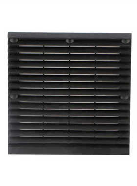 150 172风机百叶窗通风过滤网ZL-804黑色防尘网罩开孔173mm*173
