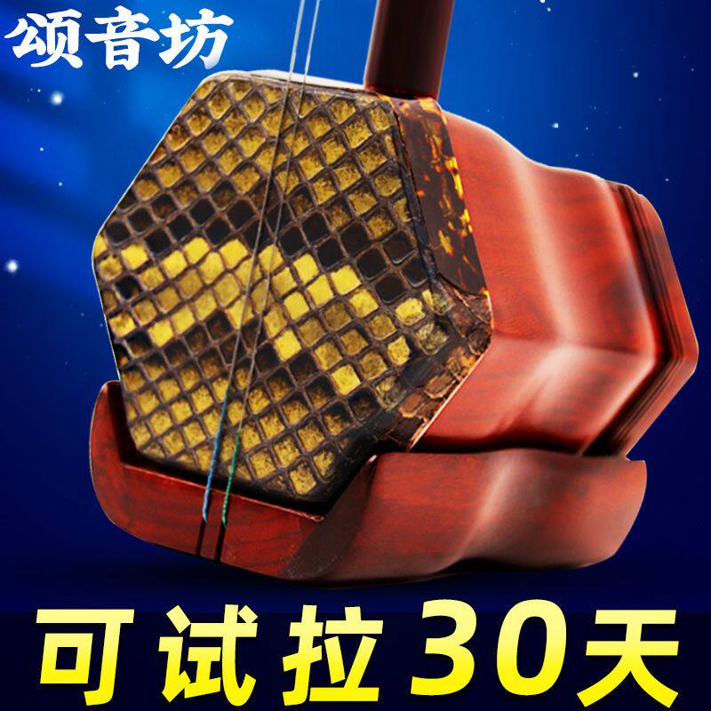 颂音坊专业小叶紫檀二胡乐器厂直销正品考级演奏高级名牌二胡苏州