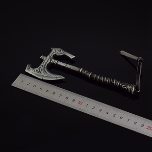 上古卷轴5天际游戏周边 奥金战斧武器金属模型合金兵器摆件玩具