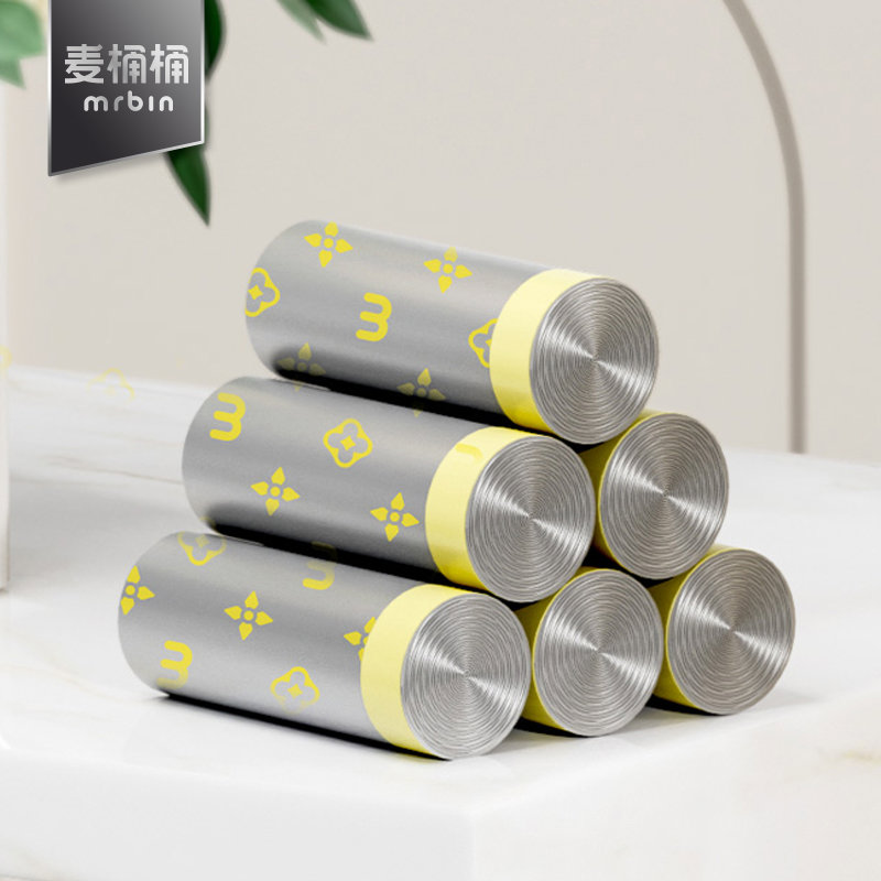 麦桶桶垃圾袋家用手提式加厚抽绳厨房厨余卫生间清洁袋大号超厚