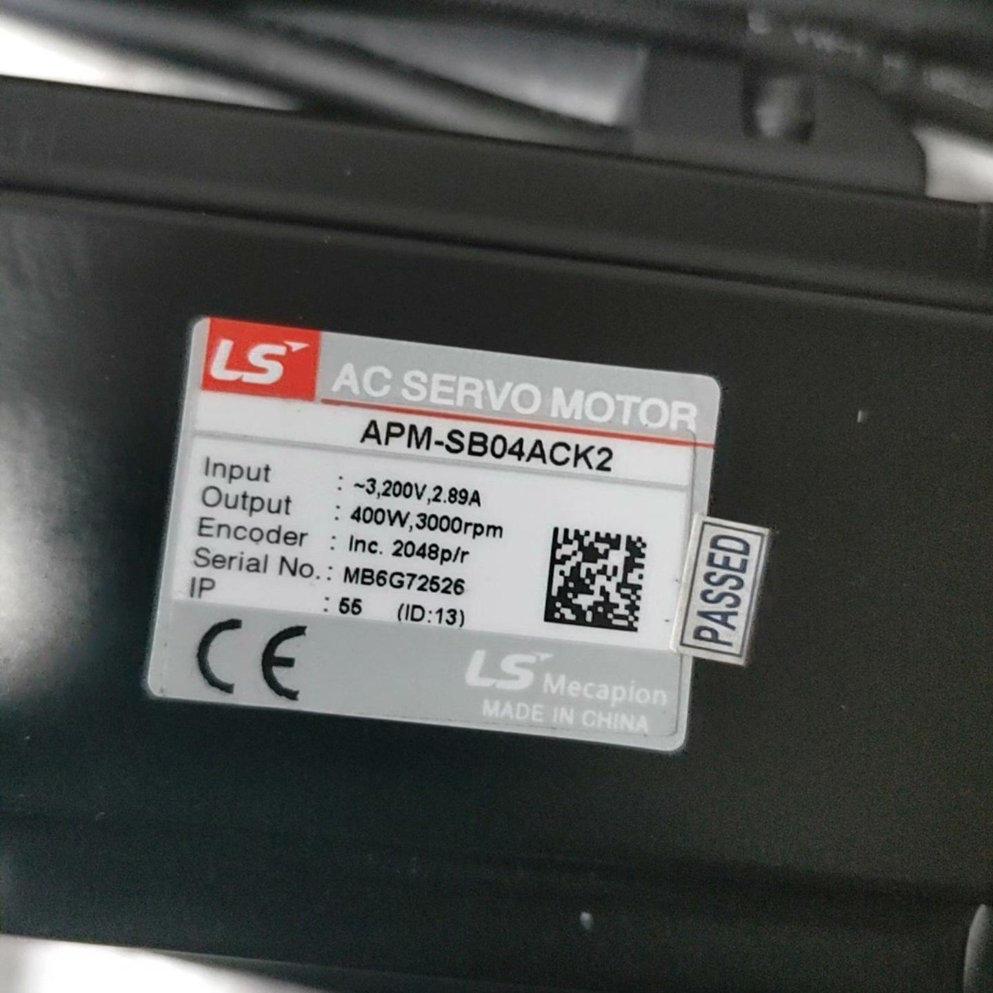 咨询-LS伺服电机APM-SB04ACK2，400W功率，3000