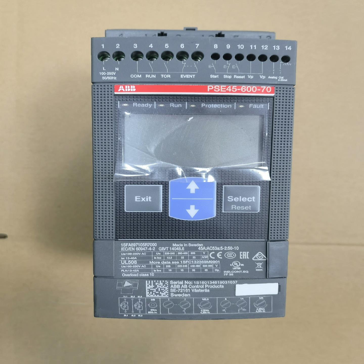 ABB软启动PSE45-600-70【卡奥电子】