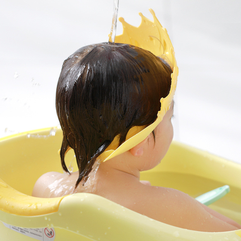 宝宝洗头神器护眼护耳硅胶洗头帽婴幼儿童浴帽小孩防水洗澡洗