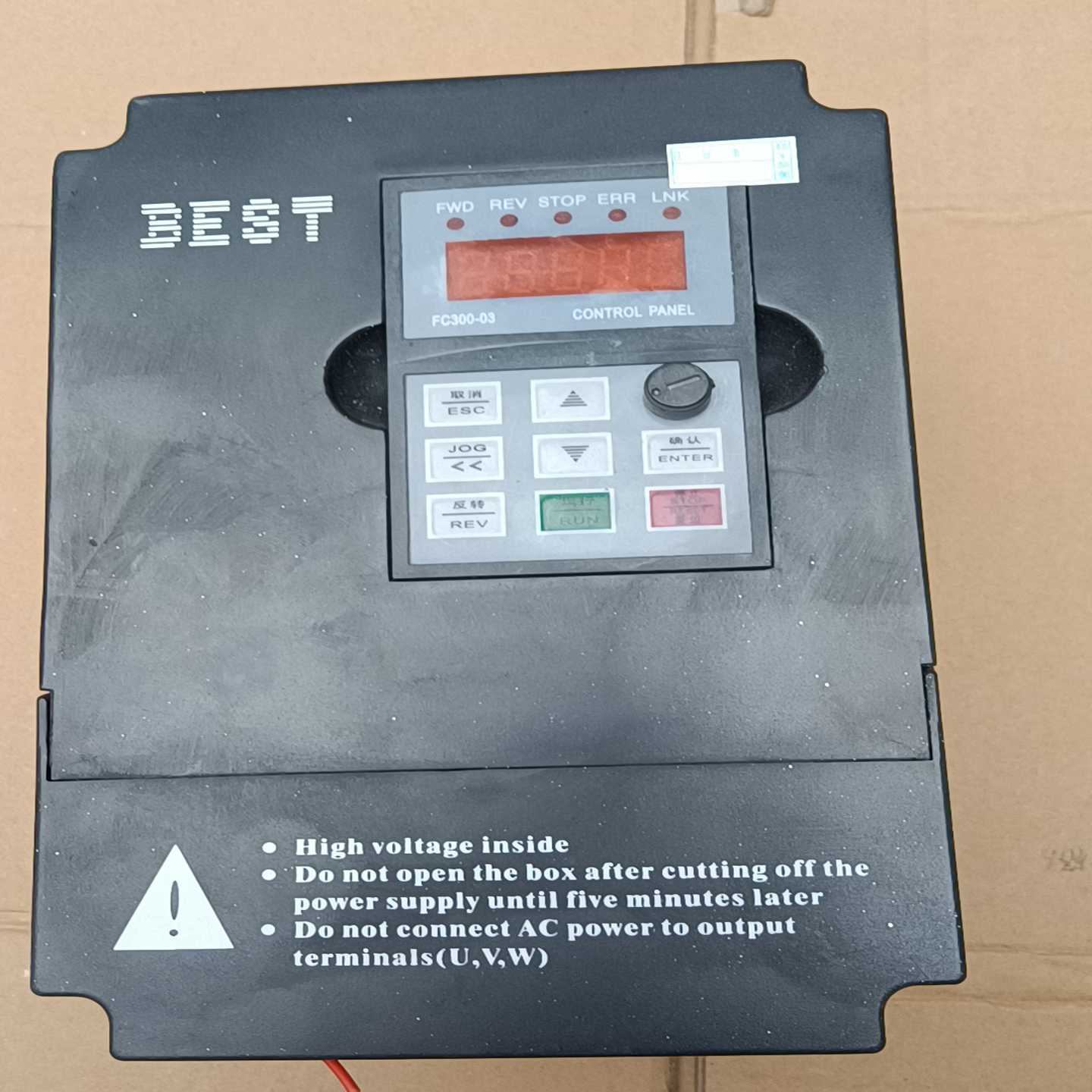 【星慕电子】百士德FC300变频器380Ⅴ4KW，变频器功能正常。外