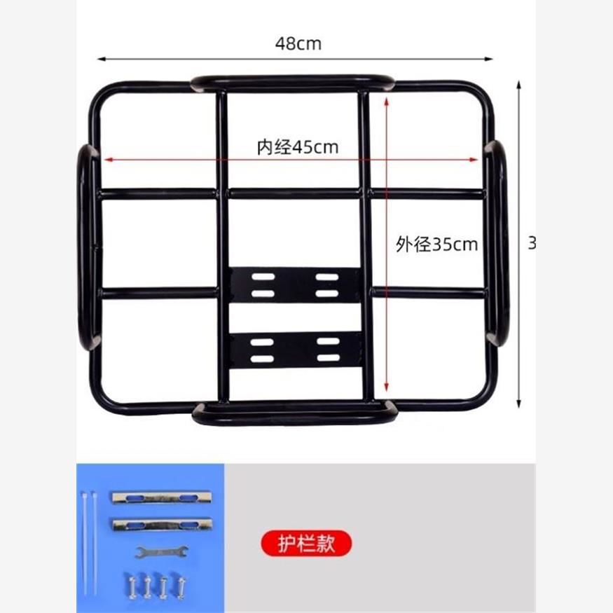外卖箱固定架子电动车货架箱子支架通用门口送餐箱车载架外卖装备